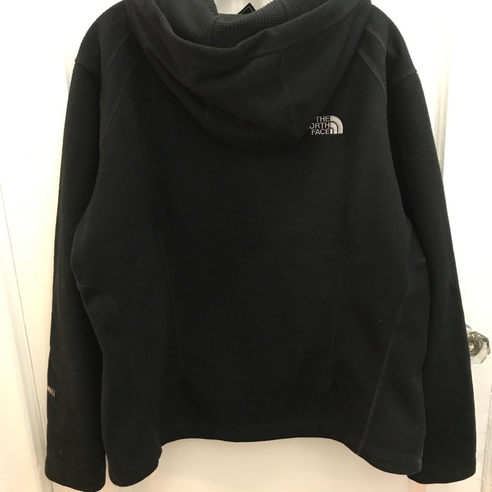 The North Face black fleece coat Wonens size XL